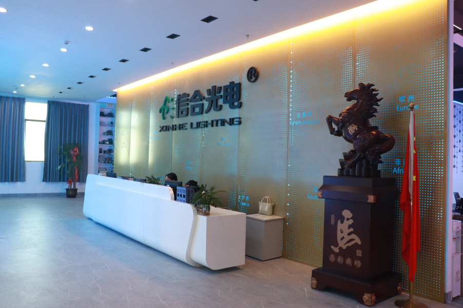 ΚΙΝΑ Shenzhen Xinhe Lighting Optoelectronics Co., Ltd. Σχεδιάγραμμα επιχείρησης 