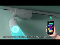 360 ρυθμιζόμενα κινούμενα φώτα τροχιάς LED μοντέρνο ασιατικό στυλ Αλουμίνιο σώμα για εσωτερικά καταστήματα