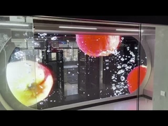 LED οθόνη υψηλής φωτεινότητας Διαφανής LED ψηφιακή σήμανση για αυτοεξυπηρέτηση Επιχειρηματική διαφήμιση