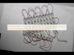 LED module6112-2835 ισχύς 1.2W LM150-165LM γωνία 160 IP65 με το φωτεινό κουτί που εμφανίζει τα διαφορετικά φωτεινά χαρακτήρα