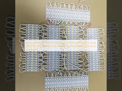led module7512-5050 RGB ισχύος 0.72W LM60-66LM γωνία 160 IP65 με το κουτί φωτισμού που εμφανίζει τους διαφορετικούς φωτεινούς χαρακτήρες