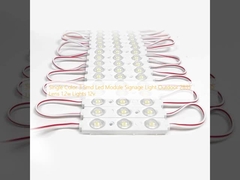 Μονόχρωμο 3 Smd Led Module Φωτισμός Σήμανσης Εξωτερικού Χώρου 2835 Φακός 1.2w Φώτα 12v