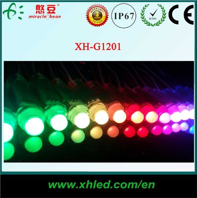 IP67 Full Color RGB LED Pixel lighting 12mm DC5V IC16716 with warranty 3 years