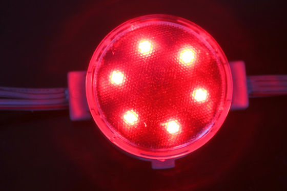 fully-Waterproof  IP67 1.5W  DC24V  SMD3535 40mm  RGB led pixel point source light  and advertisement  outdoor lights