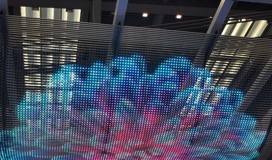 160 Degree Beam Angle IP67 RGB SMD3535 P62.5 Flexible LED Screen with DMX512 Control