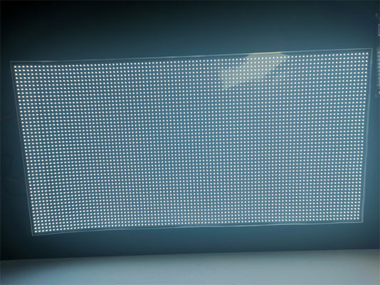 WE2121RGB-IC Transparent LED Film Display Ultra Thin Flexible DC5V P20 200W/M2