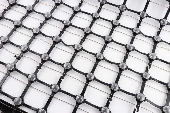 RGB Color DC12V Waterproof LED Mesh Wall Flexible LED Mesh Screen