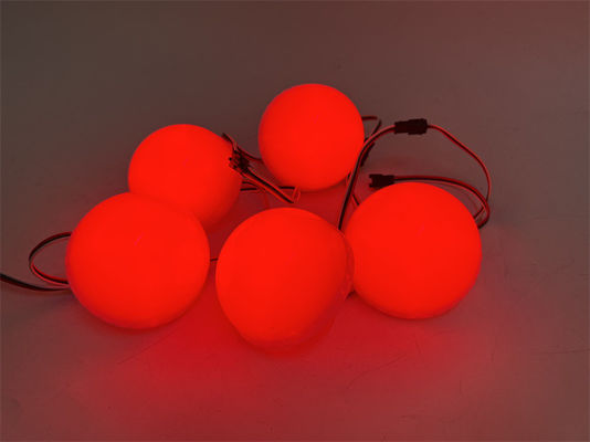 80mm 30mm 12V 5603 DMX512 warm white Milky white RGB Waterproof outdoor12pixels addressable led Point Light