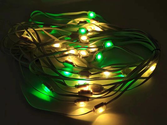 20mm RGB LED Pixel Addressable Point Lights Permanent Holiday Eaves Christmas Lights