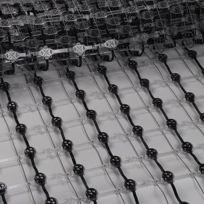 Outdoor Advertising Screen Programmable Soft LED Mesh Display with IP67 Protection and DMX512 Control