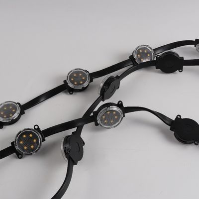 50mm Pixel RGBW Waterproof LED Point Light Source DMX512 High Brightness  For Facade