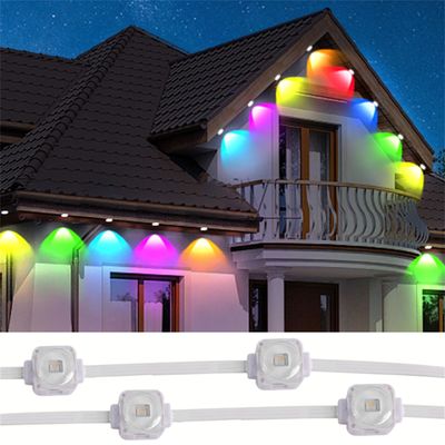 SMD5050 RGBW LED Eaves Light for Permanent Halloween Outdoor Decorative Lighting