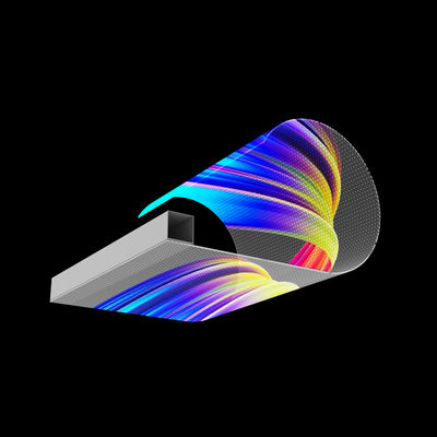 Pixel Pitch 16mm LED Transparent Film Screen Soft For Glass Installed Play Advertising