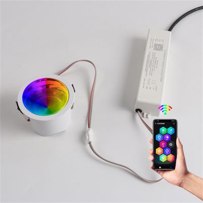 Modern Led Spot Light Rgbw 20 Watt Recessed LED Downlight For Shop Lighting