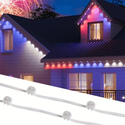DC12V Addressable Christmas Permanent Outdoor Eaves Light Smart House Exterior Led Pixel Eave Light