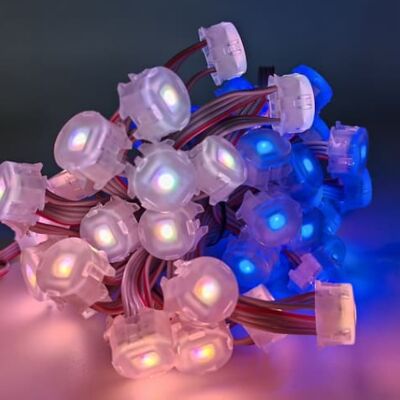 20mm DC5V RGB IP67 Waterproof LED Point Light Flexible For Commercial applications