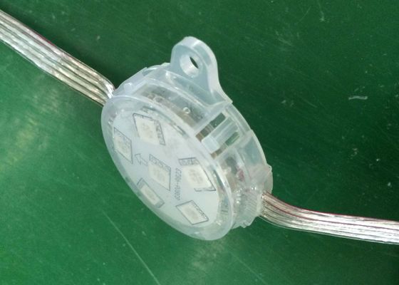 IP67 Water Resistant 38mm Digital RGB LED Pixel with UV , Fire Protection