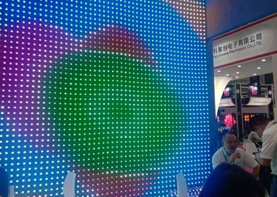 Led Screen Led Mesh Display Full Color Flexible P50 Waterproof Led Mesh Screen