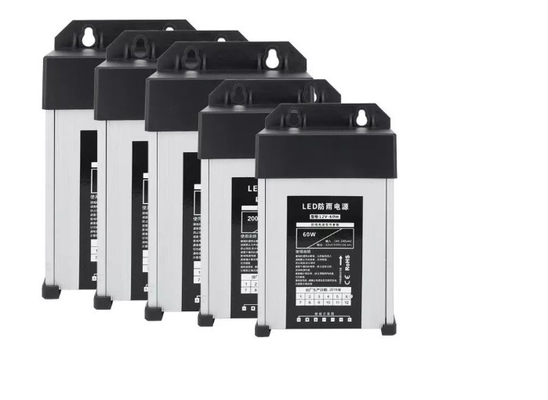 Υψηλής Απόδοσης 12V 24V για Τροφοδοτικό LED Driver Εξωτερικού Χώρου με Προστασία Βραχυκυκλώματος AC DC για Έργα Φωτισμού