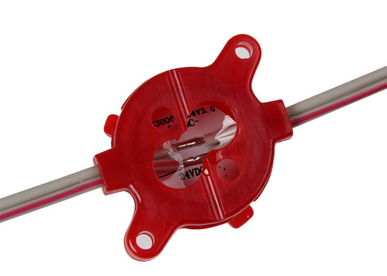 Red Epistar 30mm Outdoor LED Point Light 5730 LED Sign Module 100LM/W