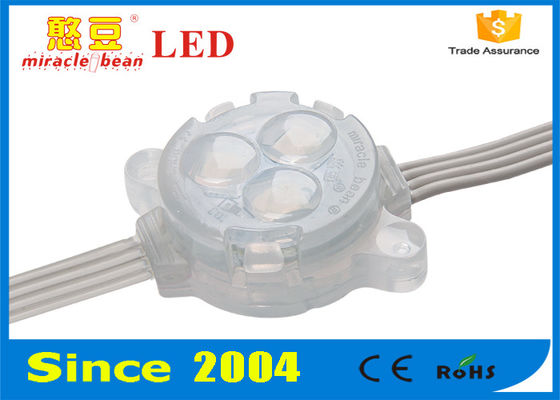 30mm 12V SMD3535 RGBW IP67 Αδιάβροχο Φωτιστικό LED Σημείου με Γωνία Δέσμης 120° και UV Ανθεκτικό Υλικό PC
