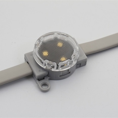 Ελαφριά διακόσμηση Smd3535 IP67 RGBW 1W DC12V σημείου των οδηγήσεων DMX512 30mm