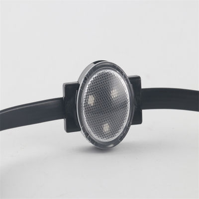 Διαφανής μάσκα LED Point Light Μονόχρωμα 0.6w 12v 30000H Ζωή SMD3535