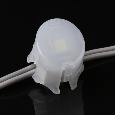 Υπαίθριο IP67 0.3W Smd5050 DC12V 20mm θαύματος ελαφρύ ενιαίο χρώμα σημείου των οδηγήσεων φασολιών