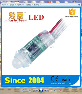 DC5V 12mm ελαφριές WS28110.3W των αδιάβροχων οδηγήσεων RGB οδηγήσεις εικονοκυττάρου εικονοκυττάρου με την επαγγελματική ποιότητα
