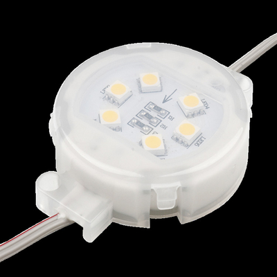 Ελαφρύ υπαίθριο αδιάβροχο IP67 1.2W Smd2835 DC24V 50mm των ενιαίων χρώματος οδηγήσεων σημείου