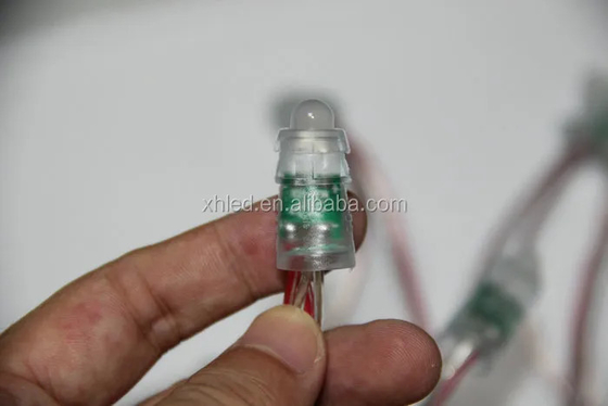 5V IP67 στεγανοποιούν το φως των υπαίθριων 0.3W πλήρων οδηγήσεων χρωμάτων 12mm WS2811 pixe με την επαγγελματική ποιότητα