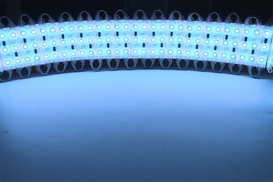 RGB πλήρες χρώμα 1.2w 12v Εξωτερικά IP67 Αδιάβροχο 2835 3LED SMD Ενέσιμη LED μονάδα για διαφήμιση
