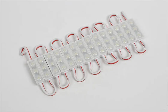 High Brightness 66LM Waterproof 3 LED light modules Outdoor smd5050 12V Cold White injection Led Module