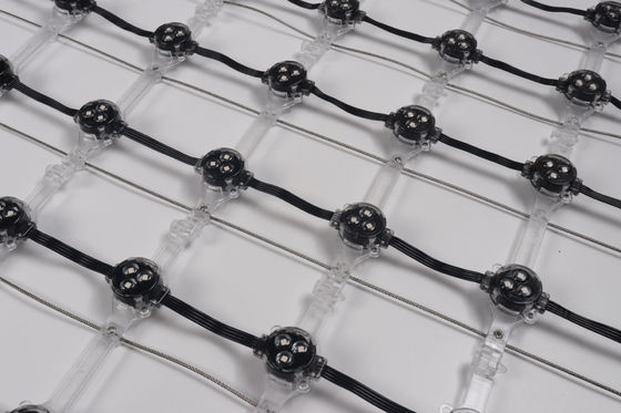 Διανοητική οθόνη πλέγματος LED Πανοραμικό 3D εξωτερικό αδιάβροχο ακρυλικό ολοκληρωμένο αρχιτεκτονικό τοπίο φως