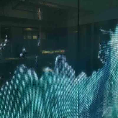 IP64 Ευέλικτη διαφανής οθόνη LED εξωτερικού διαφανούς οθόνης LED για κτίρια