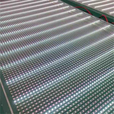Διαφήμιση P20 Ευέλικτη διαφανής ταινία LED Super Slim με πλακέτα PCB εύκολη εγκατάσταση