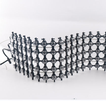 12V Window Glass LED Mesh Display 4000nits P60 with Taiwan Epistar LED Chip IP67