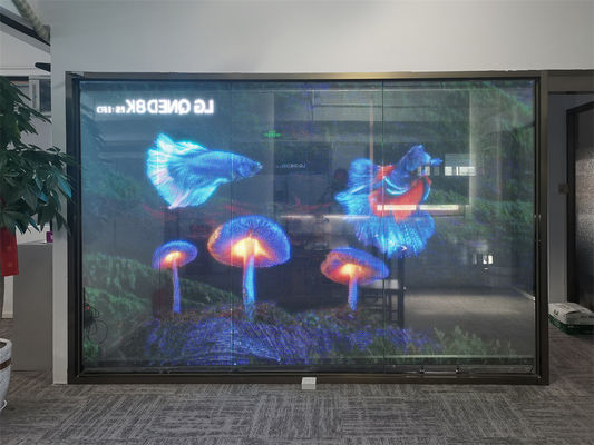 Flexible LED Transparent Film Screen Easy Installation For Advertising LED Panel-p4