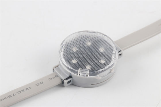 Εξωτερική διακόσμηση IP67 RGB LED Pixel 1.5W DC24V 40MM Point Pixel Light Source