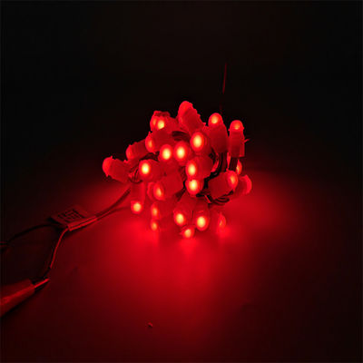 Φως ράβδου 12mm LED Pixel Module / 8mm Staw Hat LED Pixel Light PVC + siliconeFor Outdoor LED Lighting Channel Letters