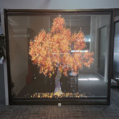 P20 DC5V Thin Film LED Display WE1314 RGB 16bit Video Διαφανές γυαλί LED οθόνη τοίχος για λιανικό εμπόριο