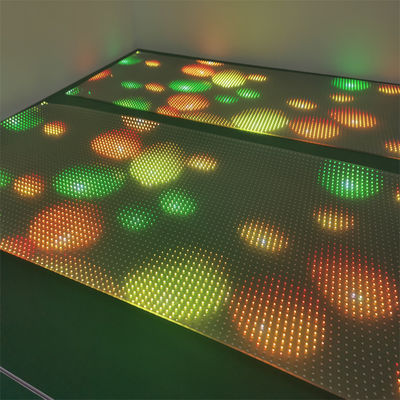 Εικόνα διαφανούς ταινίας LED χρώματος RGB P10 Εσωτερική σκληρή / ευέλικτη οθόνη οθόνης LED
