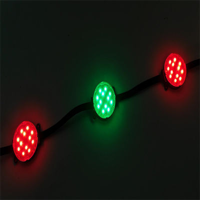 IP67 Waterproof DC24V 50MM DMX LED RGB Pixel Lights Programmable Full Color Smart Point Light Outdoor