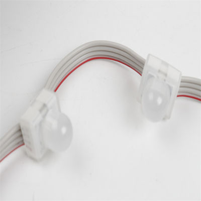 DC12V 0.3W 12mm SMD2025 LED Pixel module IP67 αδιάβροχο πλήρες χρώμα RGB καλώδιο τετραγωνικό φως LED διευκρινίσιμο