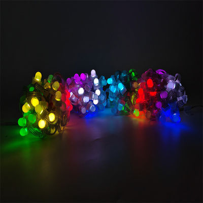 12mm Pixel LED Φως Χριστουγεννιάτικη διακόσμηση Θέματα φωτισμού Αδιάβροχο IP68 12V Εξωτερικό RGB πλήρες χρώμα