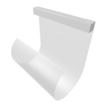 Υψηλής διαφάνειας P6 240*960 LED Διαφανής οθόνη ταινίας για εσωτερικό γυάλινο παράθυρο