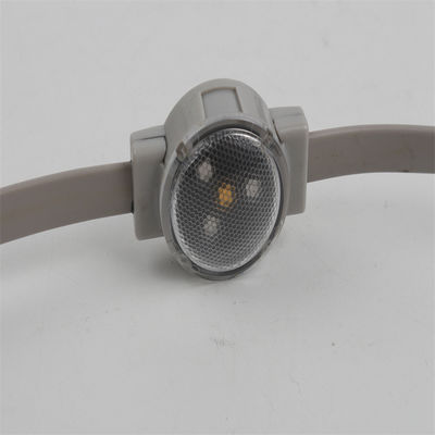 RGB SMD3535 Πλήρες χρώμα LED pixel 30mm 12V 1W στρογγυλό αδιάβροχο LED χριστουγεννιάτικα φώτα με κάλυψη φακού
