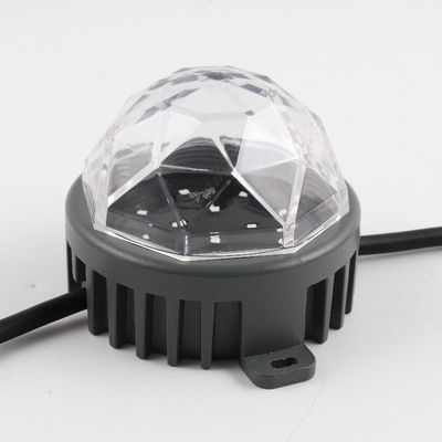 Προσαρμόσιμα 100 mm IP67 Αδιάβροχα DC24V 50MM DMX LED RGB Pixel Lights Προγραμματισμένα Εξωτερικά LED project led point lights