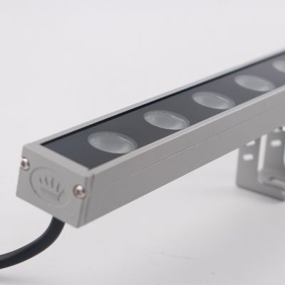 Εξωτερικό φωτισμό κτιρίων 18W LED πλυντήριο τοίχων με διπλό γωνιακό φακό και γωνία δέσμης 10 * 60