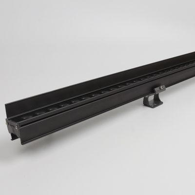 Αλουμινένιο σώμα λαμπτήρα 48W LED πλυντήριο τοίχων με διπλό γωνιακό φακό για τοπίο IP67